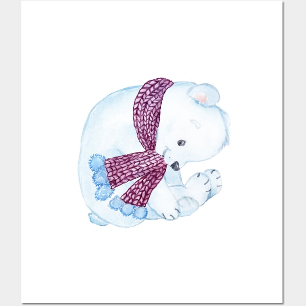 Winter Bear! Wall Art by LordNeckbeard